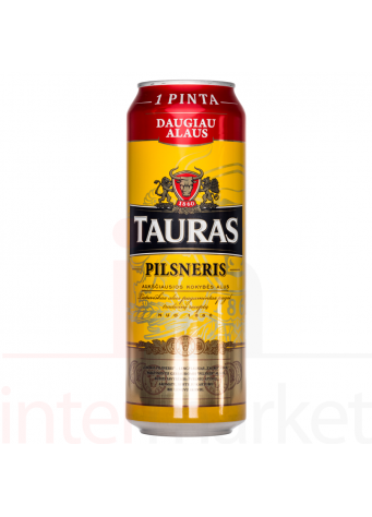 Alus TAURAS Pilsneris 4,6% 1pinta 